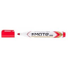 Маркер для досок Deli EU00340 Mate круглый пишущий наконечник 2 мм красный, упаковка картонная 12шт. (1056376)