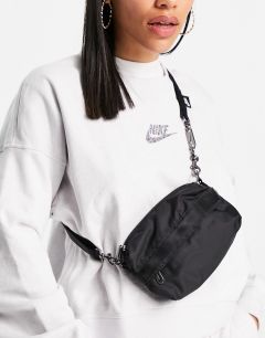 Черная сумка через плечо с карманами Nike Futura Luxe-Черный