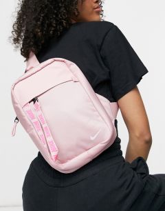 Розовая сумка через плечо на молнии с бегунком спереди Nike Essential-Розовый цвет