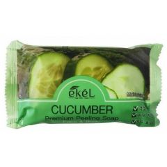 [EKEL] Мыло-скраб для лица и тела огурец Premium Peeling Soap Cucumber, 150 г