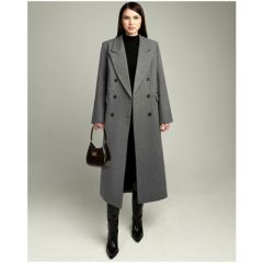 Пальто  BUBLIKAIM, размер S, серый