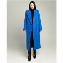 Пальто  BUBLIKAIM, размер M, голубой, фиолетовый