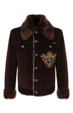 Куртка с меховой отделкой Dolce & Gabbana