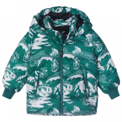 Куртка Reima Moomin Lykta, размер 98, зеленый