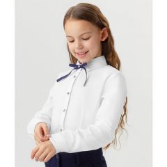 Блуза Button Blue, размер 158, белый